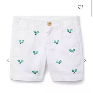 Janie and Jack Embroidered Tennis Shorts